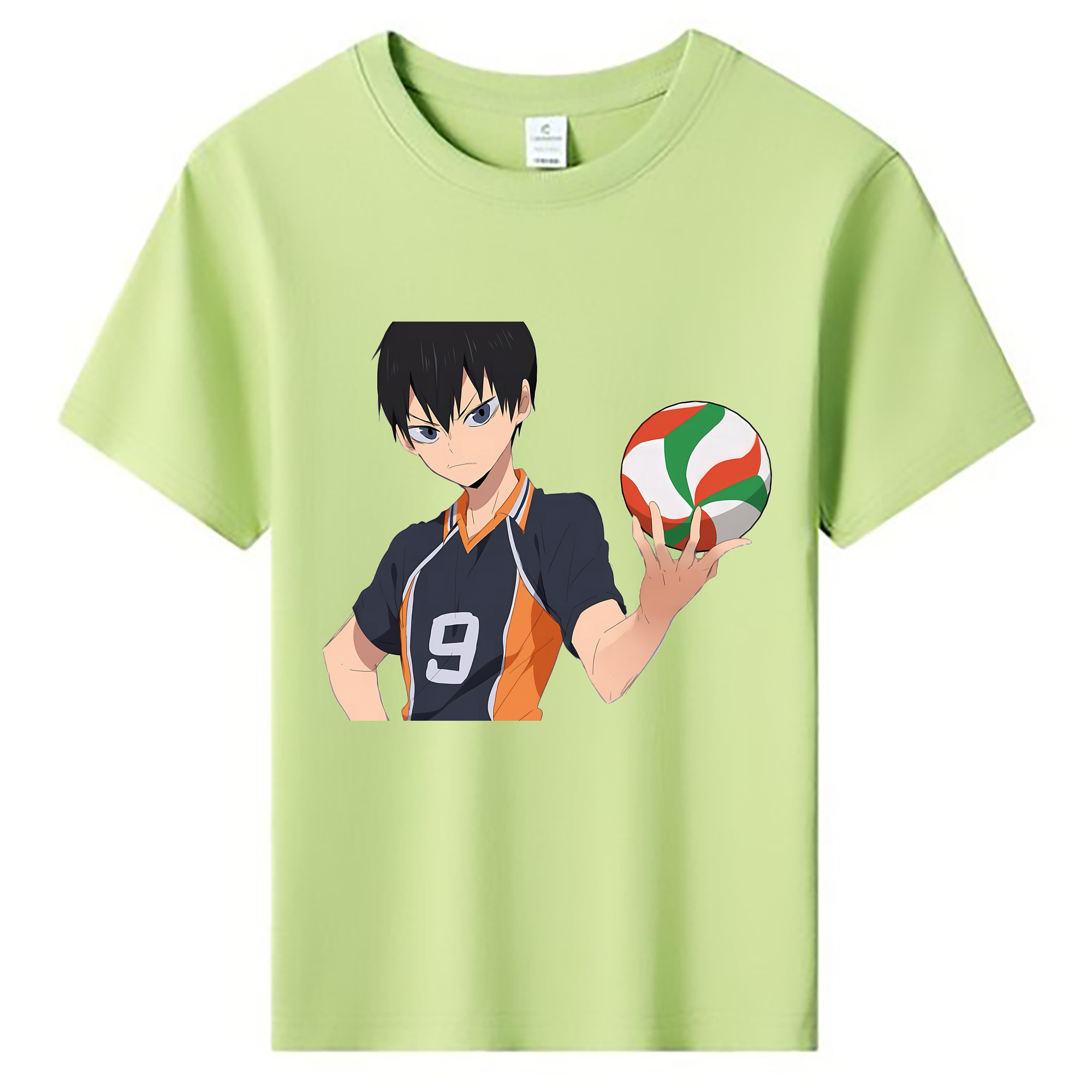 （画像用） ハイキュー!! Haikyu!! 綿100％キッズTシャツ（フロントプリント）
